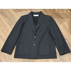 Vintage Young Pendleton 100% Virgin Wool Blazer Jacket  Classic USA  Size 13-14